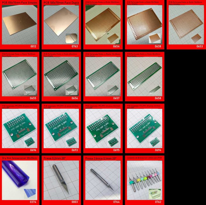 Placas de Montagem e Acessórios