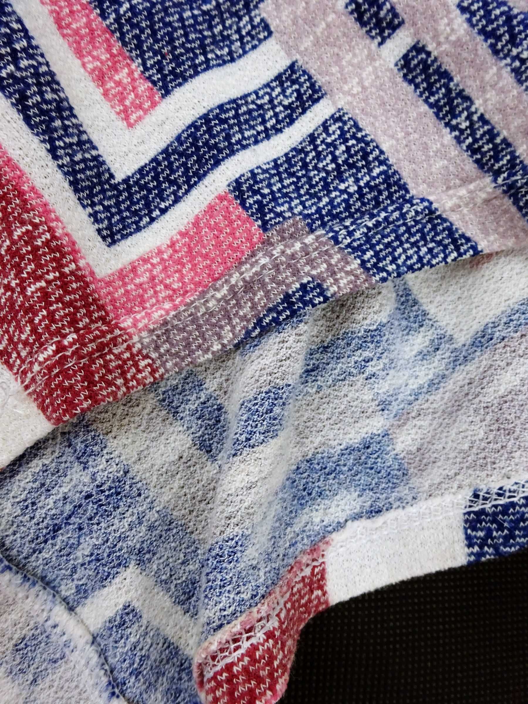 CSA97 Długi cienki sweter damski tunika oversize nietoperz tuba 3XL 46
