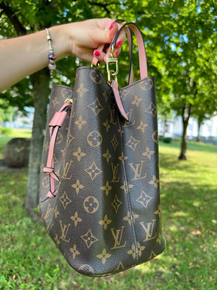 Сумка Louis Vuitton monogram, кожа, номер