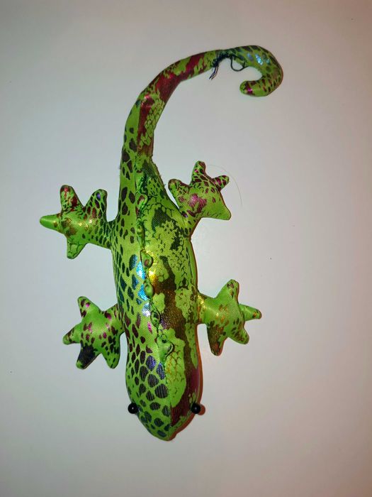 Maskotka gekon. Ok 9 cm.