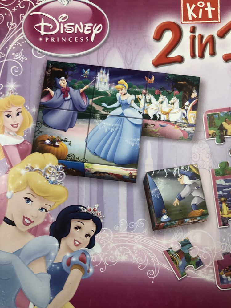 Puzzle 2 w 1, Księżniczki Disney’a