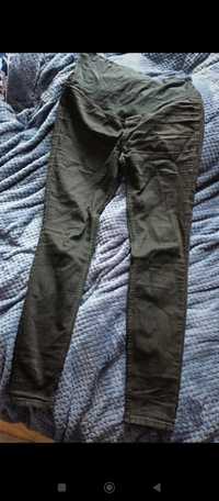 Spodnie rurki czarne ciążowe L H&M damskie 40 mama skinny