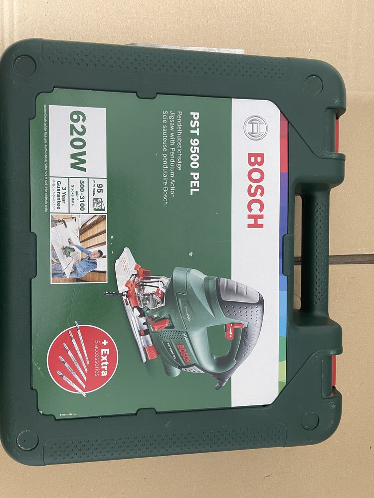 jak NOWA Wyrzynarka oscylacyjna BOSCH PST 9500 PEL