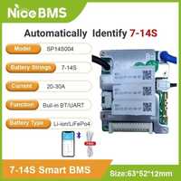 Смарт БМС Smart BMS JBD 7S-14S 20А/30A SP14S004 V1.3 з Bluetooth