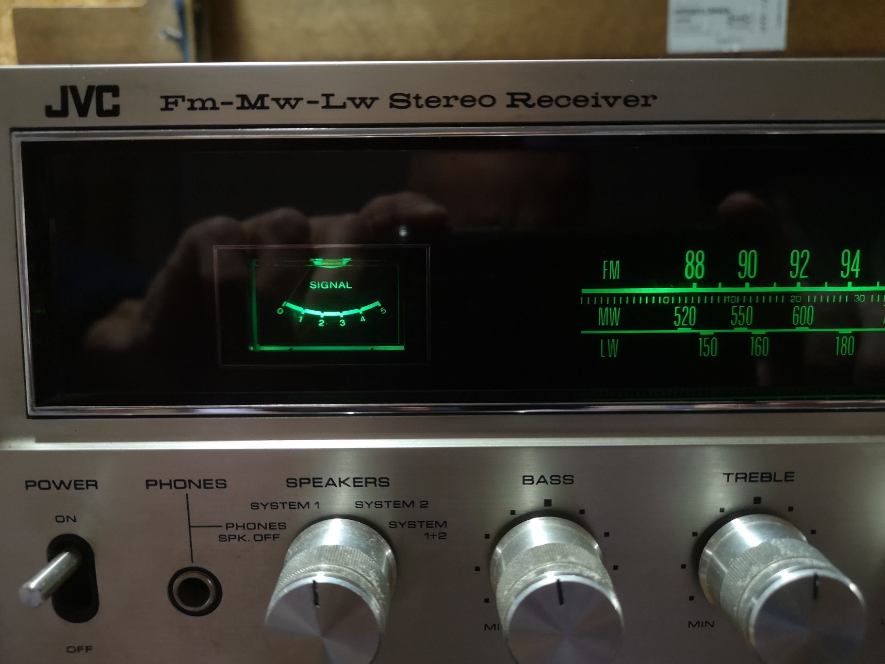 Jvc receiver/amplificador