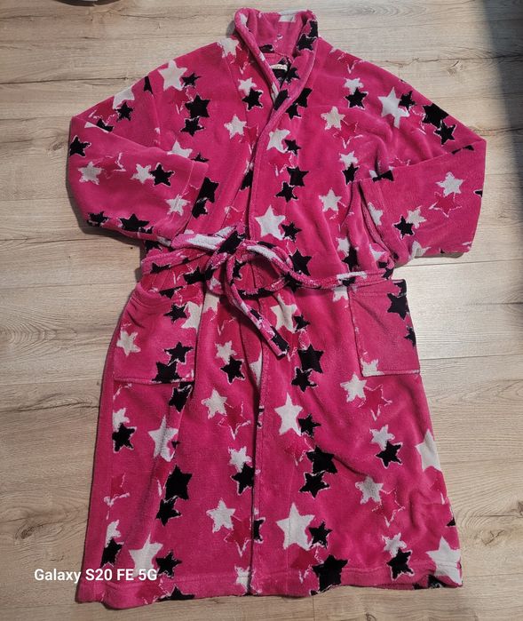 Szlafrok damski różowy