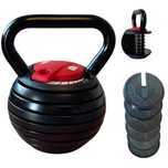 Регульована гиря 40 lb (від 3,5 до 18 кг), 6 дисків — 7 в 1