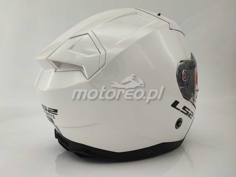 WYPRZEDAŻ Kask Otwarty Blenda LS2 OF603 INFINITY 2 Biały Połysk