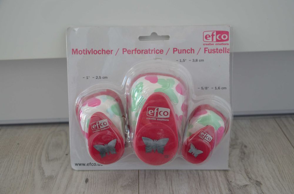 Zestaw dziurkaczy dekoracyjnych motylki