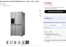 Frigorífico Americano LG usado - Embalado, Pronto a Transportar
