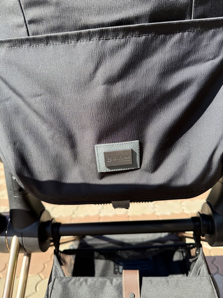 Cybex Priam 4.0 коляска 2 в 1 Sepia Black шасси Rosegold