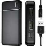 Powerbank 10000 mAh czarny