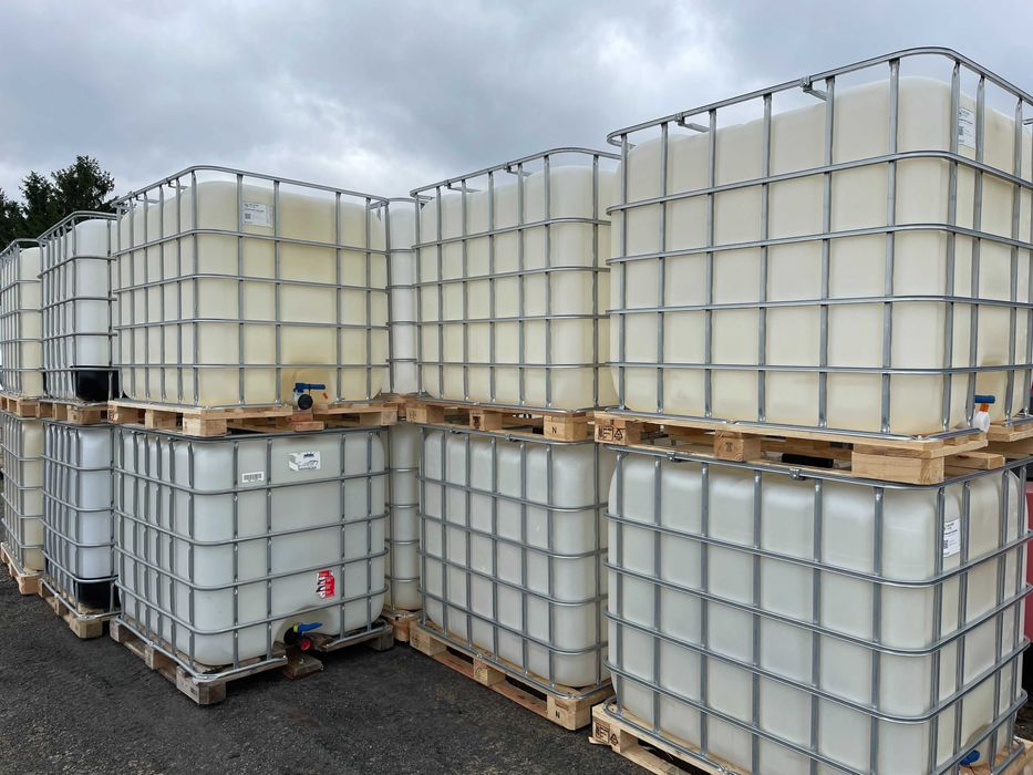 MAUZER zbiornik 1000L czysty zbiornik na wodę beczka na palecie transp