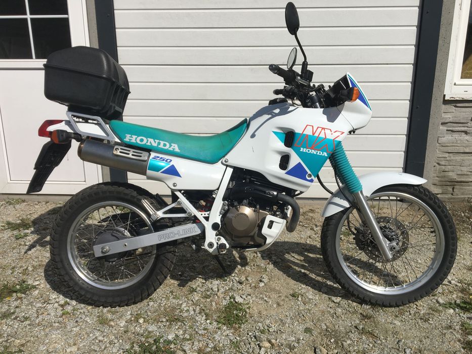 Honda NX250, mały przebieg, Kategoria A2, małe enduro