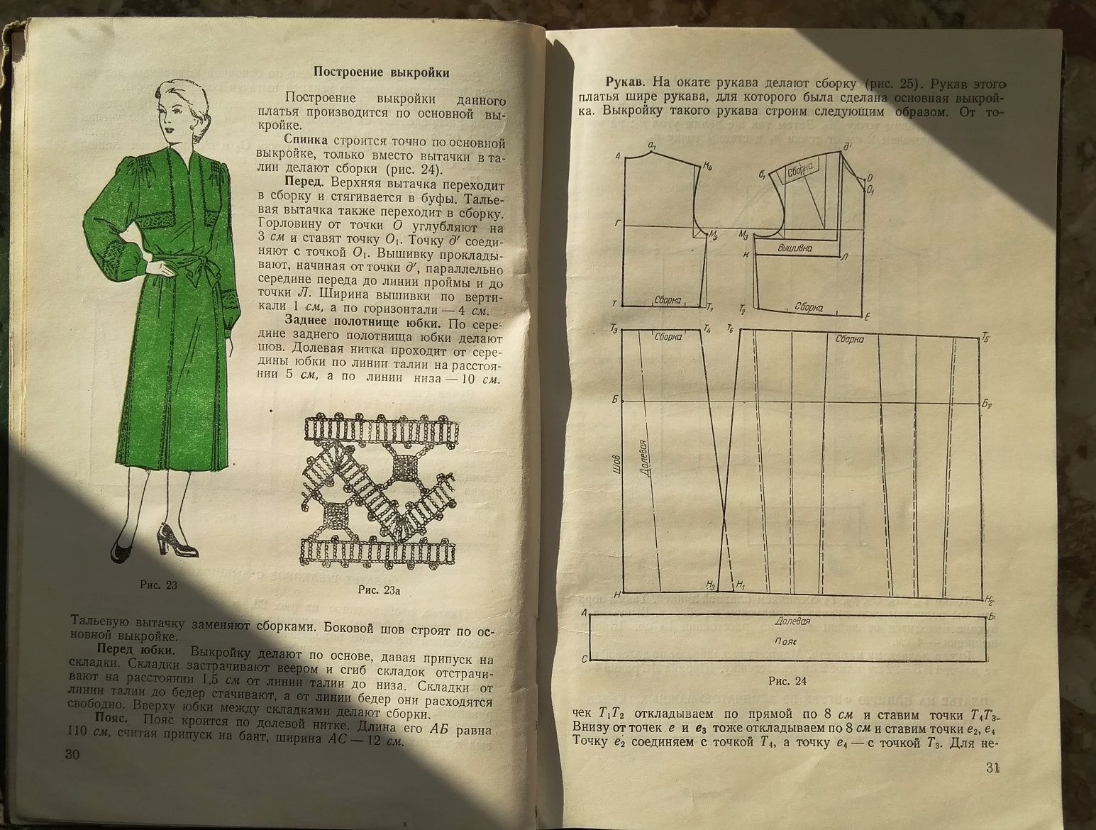 Книга Кройка женского платья 1950 г.