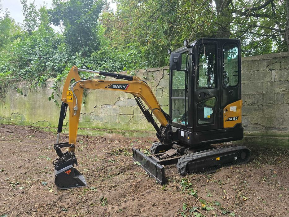 Usługi koparką i minikoparką prace ziemne