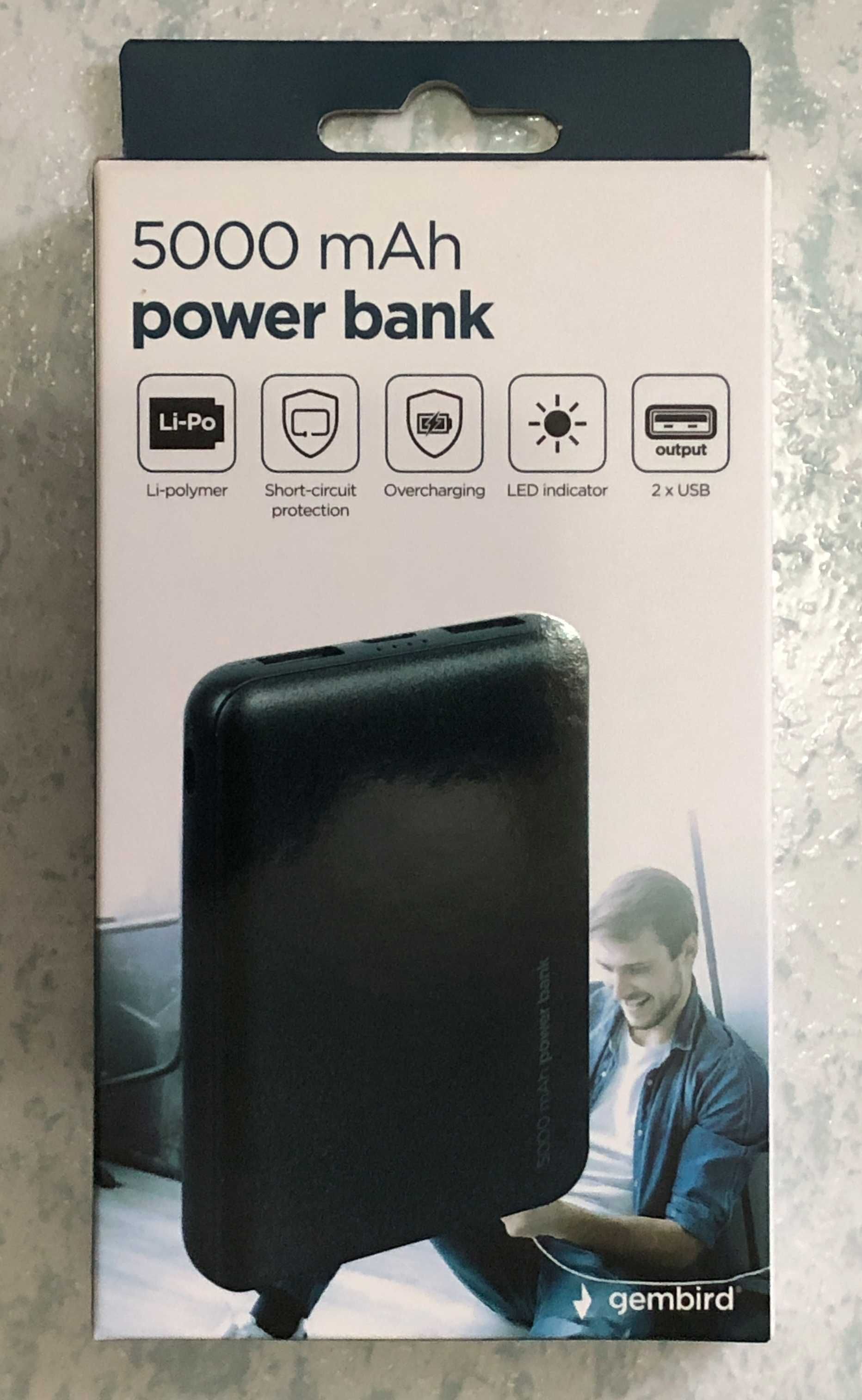 PowerBank Gembird 5000mAh