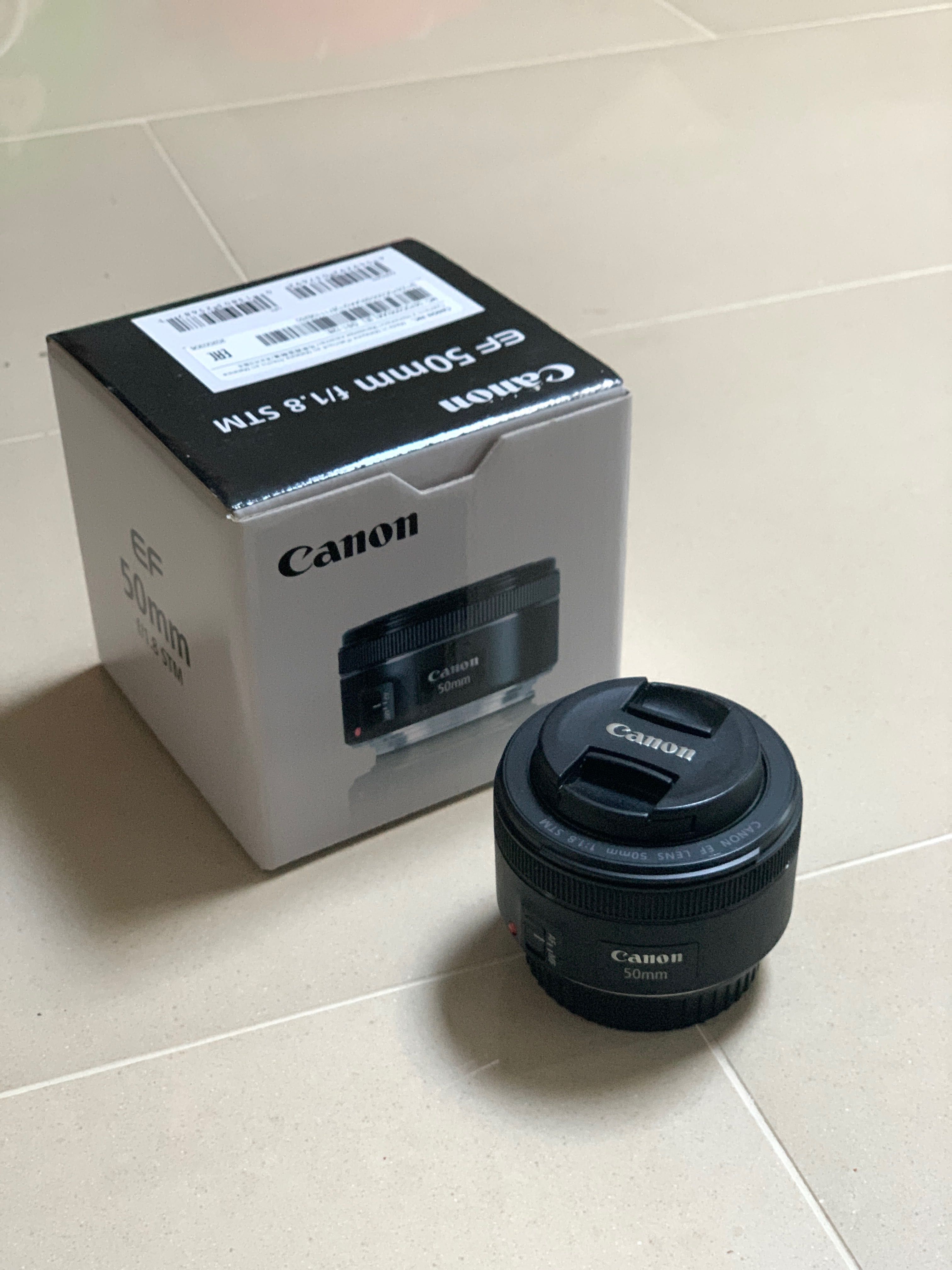 Canon 50mm f 1.8 STM como nova