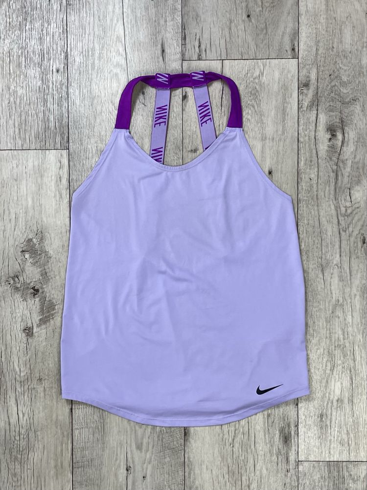 Nike dri-fit майка S размер женская спортивная сиреневая оригинал