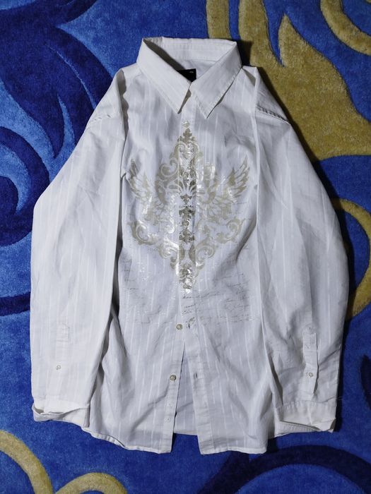 Рубашка в стиле Y2k baggy oversize shirt