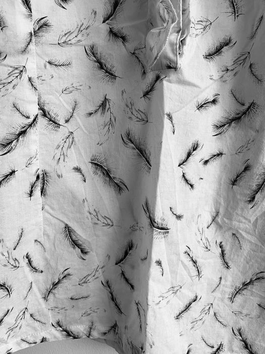 Koszula bawełniana w pióra 34, XS