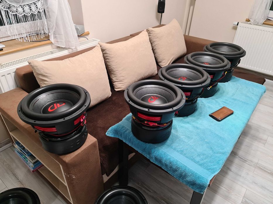 2 szt DD Audio 812d D2 - 812 - Rms 2000W Peak 6000W