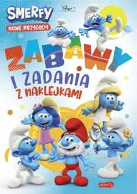 Smerfy. zabawy i zadania z naklejkami. nowe przyg. - Izabela Karpiszu