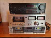 Zestaw deck magnetofon Sony tc-k1a, technics rs-b11w, technics su-x11