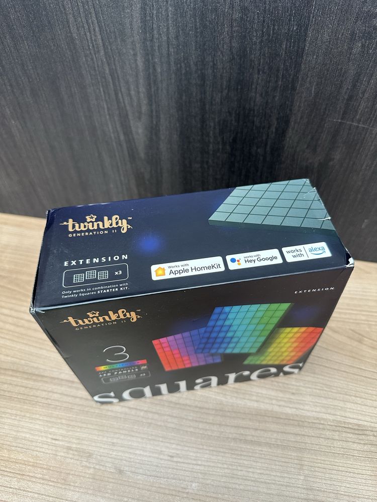 Twinkly Squares panel LED (3szt) RGBW (rozszerzenie do zestawu 5+1)