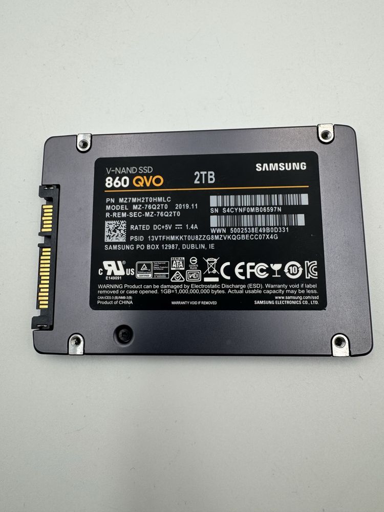 Dysk SSD 2Tb Samsung 860 QVO Gwarancja