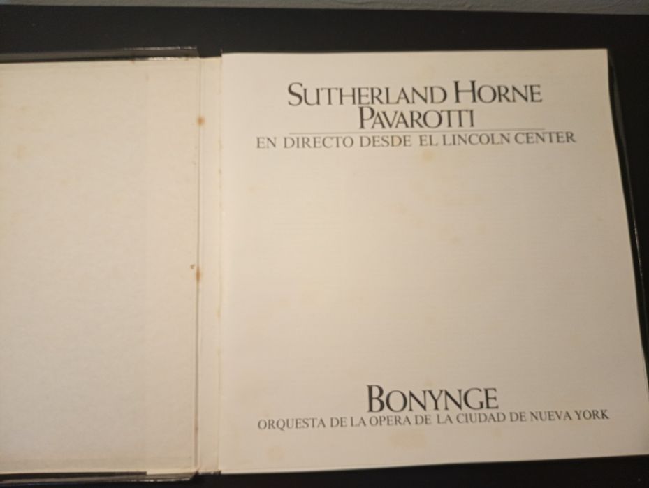 Richard Bonynge - Live From Lincoln Center	2x Vinil Musica Classica