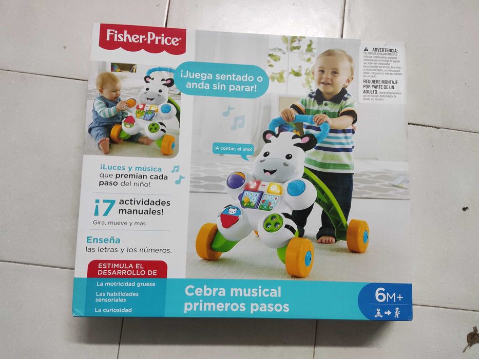 Fisher Price Andador Zebra novo