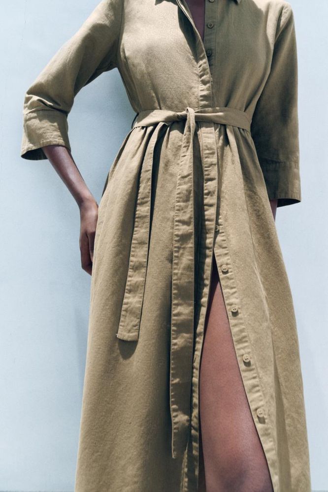 Сукня льон ZW колекція від Zara