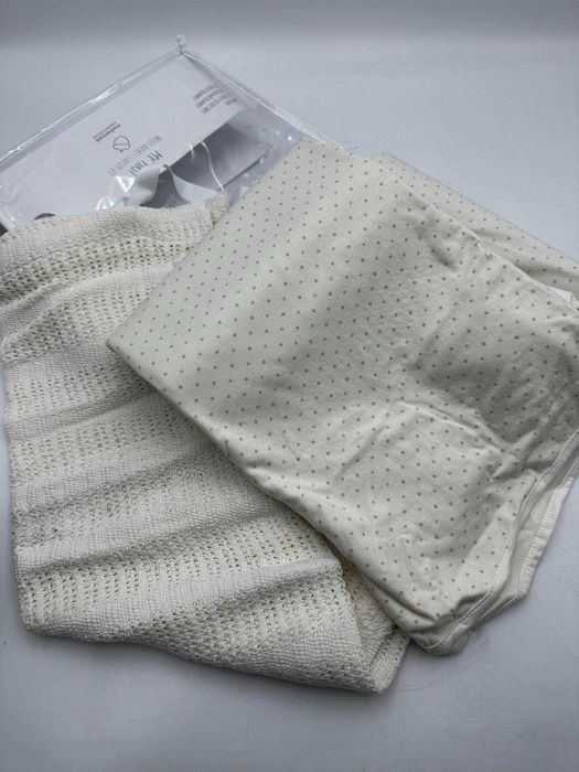 MOTHERCARE 4-częściowy zestaw do spania 2xkocyk 2xprześcieradełko