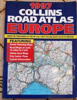 Atlas Antigo/1997/ de Estradas Europa COLLINS ROAD ATLAS EUROPE