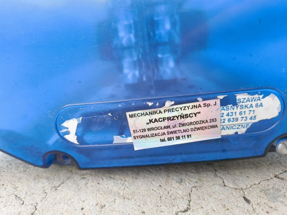 Belka sygnalizacyjna ostrzegawcza kogut Ambulans Karetka