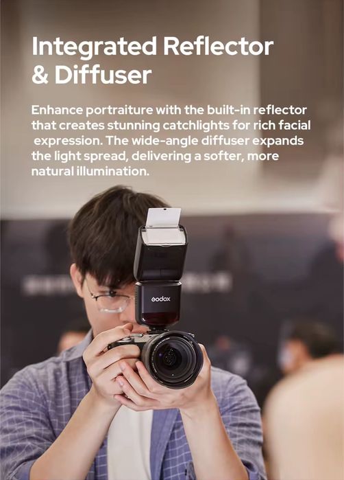 Вспышка Godox TT520 III для Canon, Nikon, Sony с синхронизатором