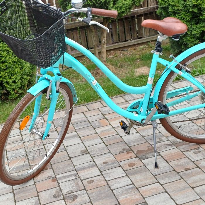 Rower kross legrand mietowy koszyk