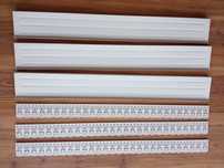 Półka na zdjęcia SKURAR IKEA metalowa biała 70 cm 3 sztuki