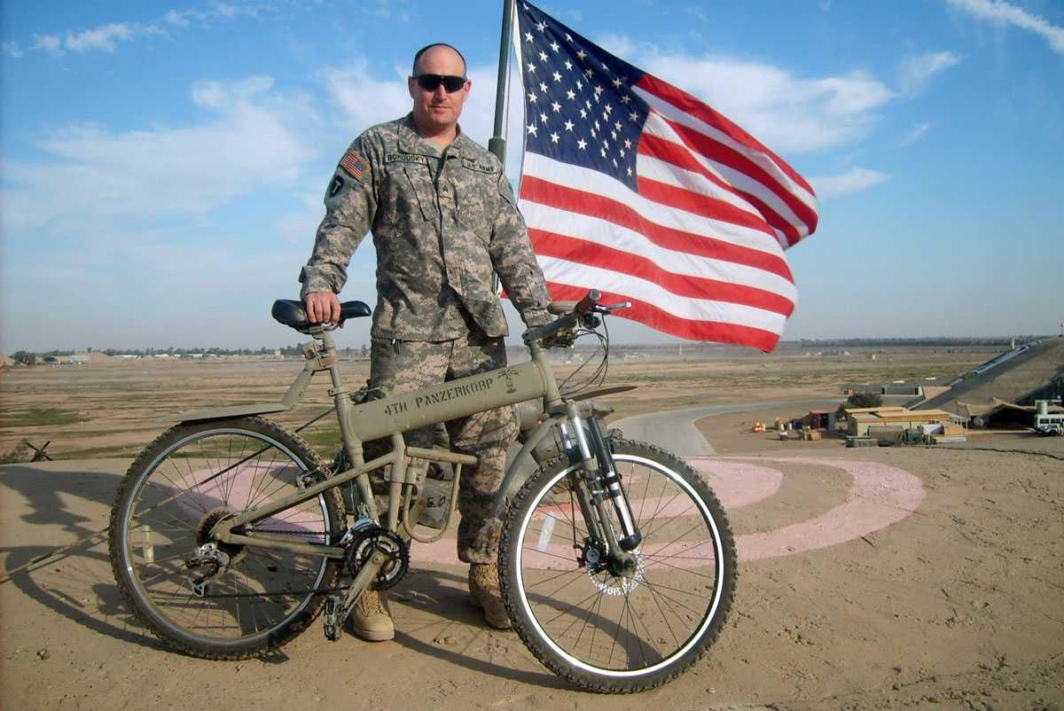 Wojskowy rower spadochroniarzy USA, składany górski, legenda POP