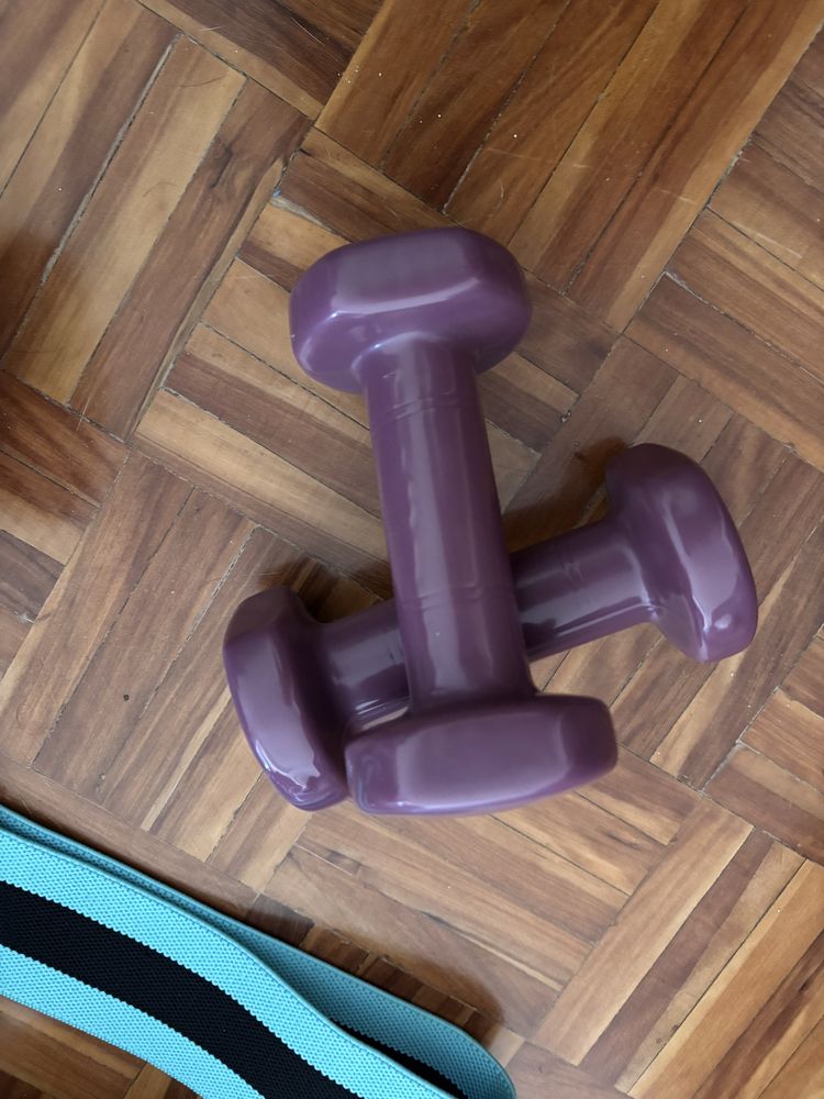 Kit material treino fitness