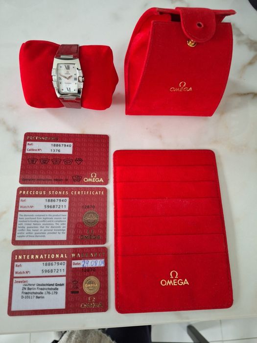 Damski zegarek Omega Constellation  Quadrella