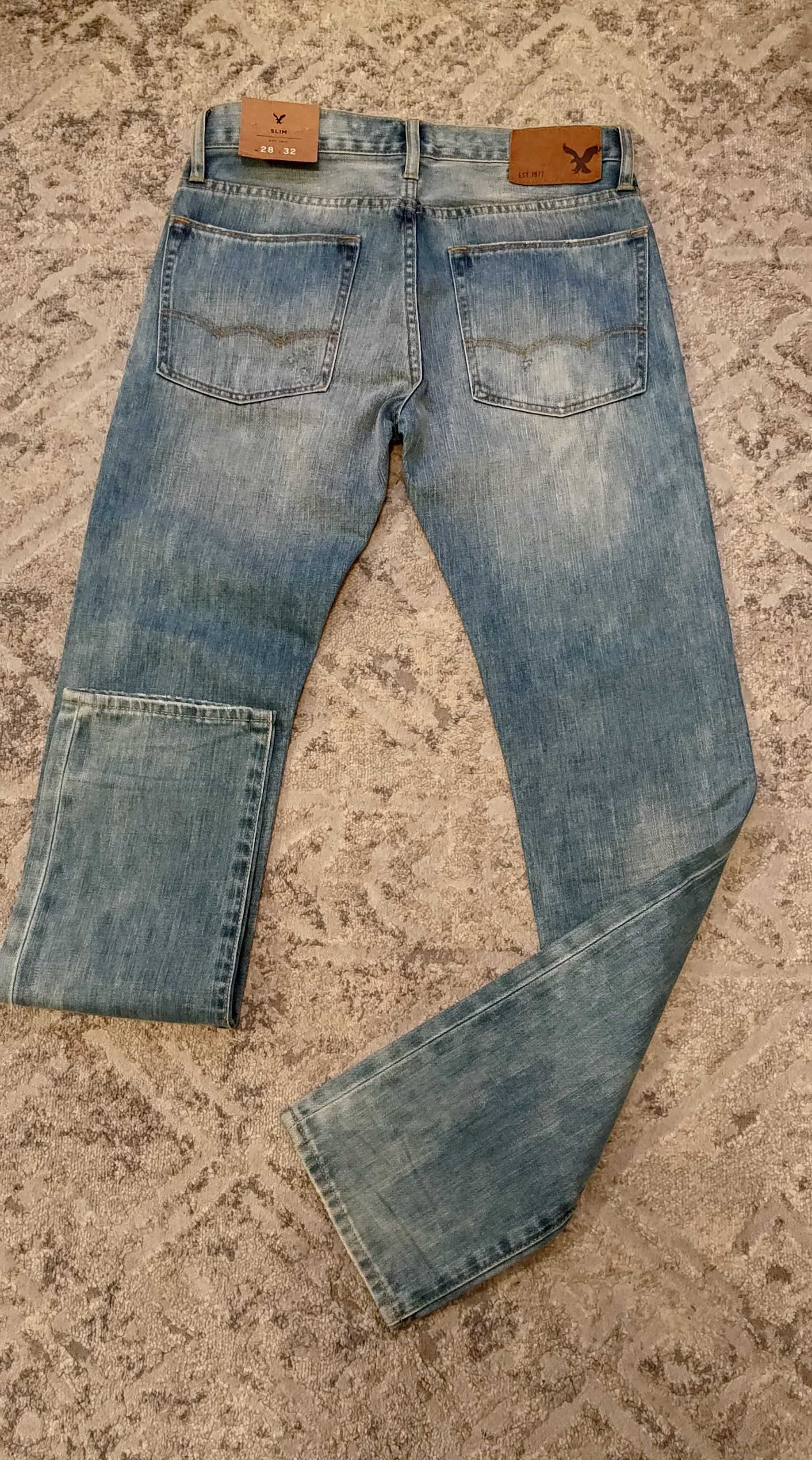 Spodnie jeansowe American Eagle nowe 28/32 z USA