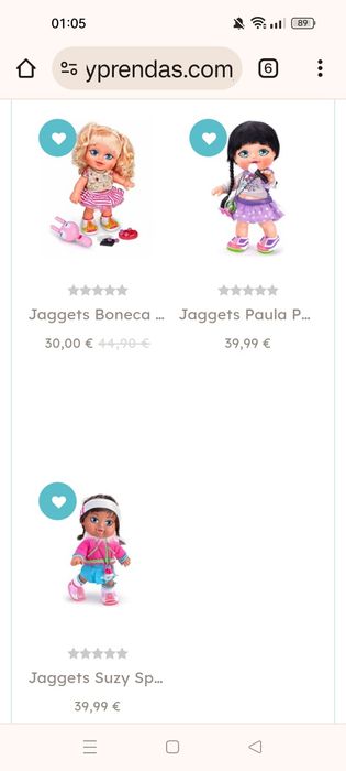 Boneca + boneco jaggets