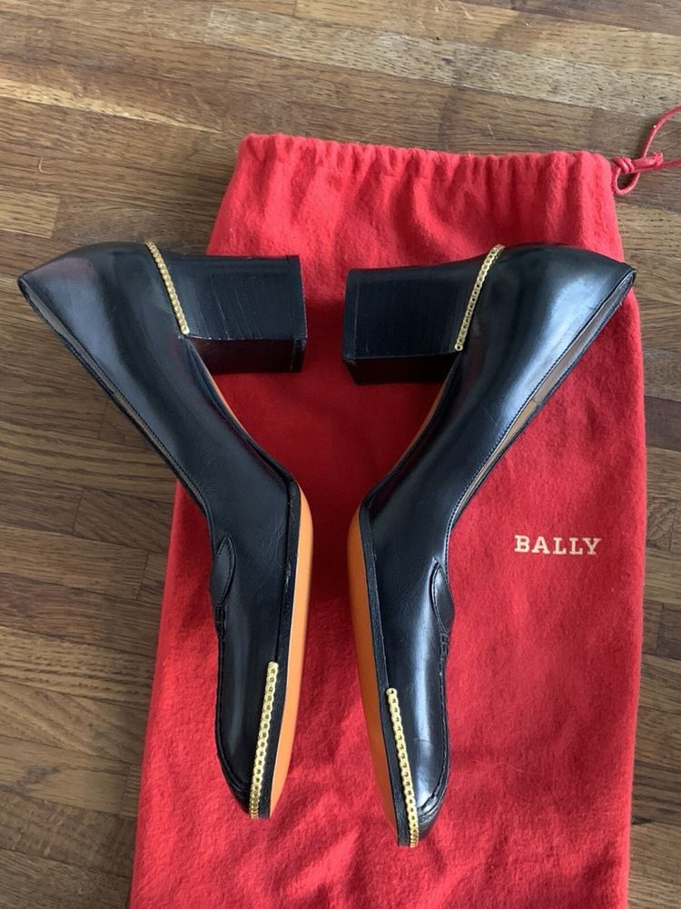 Bally шкіряні вінтажні туфлі