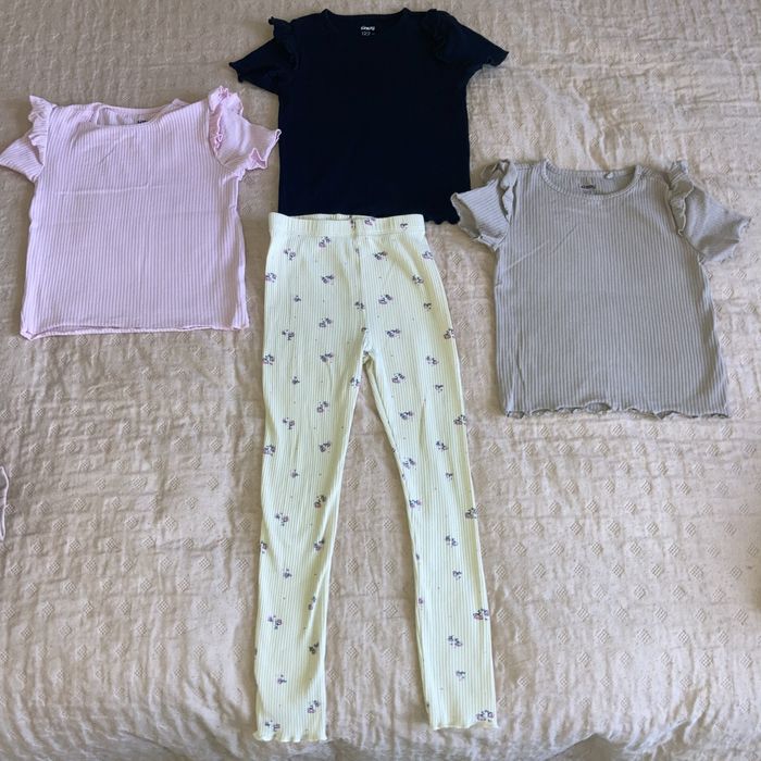 Mega paka pięknych ubrań dla dziewczynki 116 122