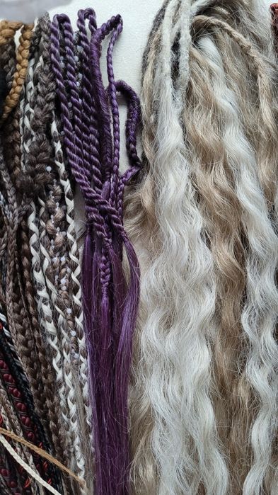 Dredoloki warkoczyki dredy mix