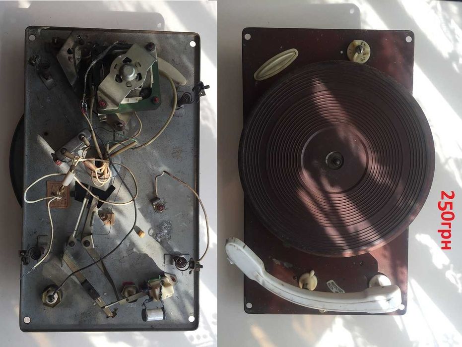 Ламповая радиола "Латвия"  (стекло , вертушка, потенциометры) и т.д