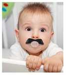 Chupeta Bigode Bebé/Moustache BPA Free
