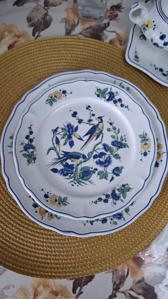 Villeroy&Boch Phoenix Blau Виллерой феникс. Набор посуды для завтрака.
